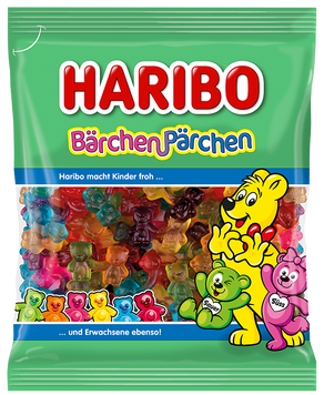 Желейні цукерки Haribo Barchen Parchen 160 гр ЗЕЛЕНА ПАЧКА ВЕДМЕДИКИ НФ-00011079 фото