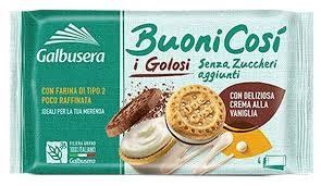 Печиво Calbusera BuoniCosi з ванільно-вершковим смаком 160 гр НФ-00012742 фото