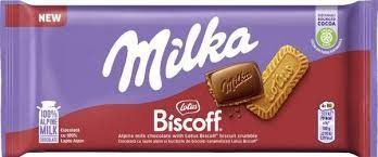 Шоколадка Milka Biscoff 90 гр лотос НФ-00014104 фото