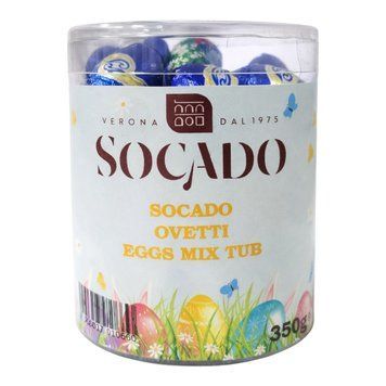 Цукерки Socado Ovetti Eggs Mix 350 гр тубус НФ-00015314 фото