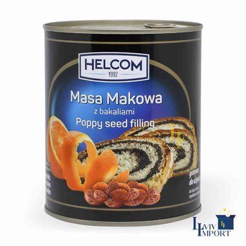 Макова маса Helcom ж/б 850гр НФ-00002991 фото