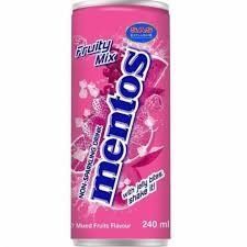 Напій газований Mentos Fruity Mix 240 мл НФ-00009004 фото