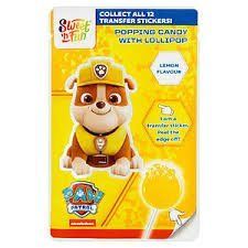 Цукерки Paw Patrol Popping Candy Lollipop 15 гр (льодяник з пудрою) НФ-00013783 фото