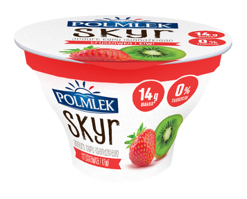 Йогурт Skyr зі смаком полуниці та ківі 150 г НФ-00016246 фото