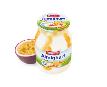 Йогурт Almighurt Ehrmann- маракуя 500 гр НФ-00008905 фото