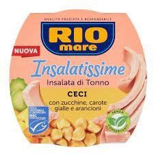 Тунець з овочами Rio Mare Insalatissime Ceci 160г 36 шт ящ НФ-00006805 фото