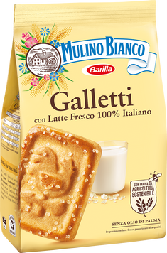 Печиво Mulino Bianco Galletti з цукром 350 гр в асортименті НФ-00001339 фото