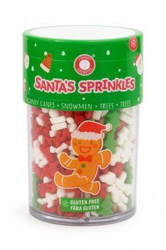 Цукрова новорічна посипка Santa`s Sprinkles 130 гр НФ-00014249 фото