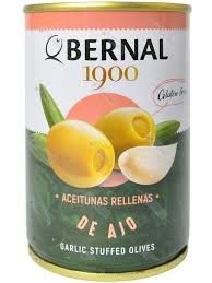 Оливки Bernal фаршировані часником жб 292 гр НФ-00013603 фото