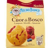 Печиво Mulino Bianco Cuor di Bosco 300 гр червоні ягоди НФ-00011560 фото
