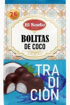 Цукерки кокосові El Santo Bolitas 160 гр НФ-00014726 фото