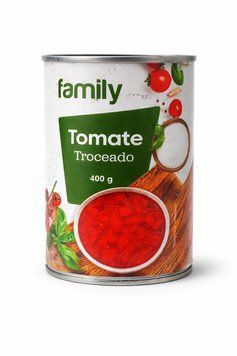 Помідори Family Tomate Troceado різані 400 гр НФ-00015633 фото