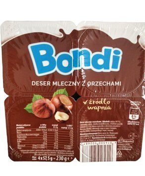 Молочно-шоколадний десерт Bondi 230 гр (4 шт) НФ-00001619 фото