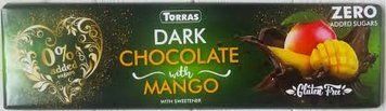 Шоколад чорний Torras Dark Chocolate mango 250 гр код 1377 НФ-00002392 фото