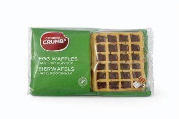 Бельгійські вафлі Cookies Crumb з шоколадом 270 гр НФ-00015317 фото
