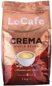 Кава в зернах LeCafe Crema 1 кг НФ-00013697 фото