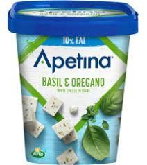 Сир фета Apetina з базиліком та орегано 430 гр НФ-00006984 фото