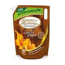 Концентрований кондиціонер для білизни Carezza d'Argan Spuma di Sciapagna 1200 мл 60 прань НФ-00013577 фото