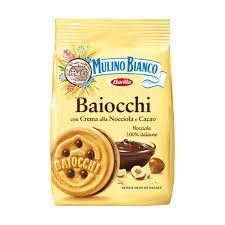 Печиво Mulino Bianco Baiocchi з горіховим кремом 260 гр НФ-00014334 фото
