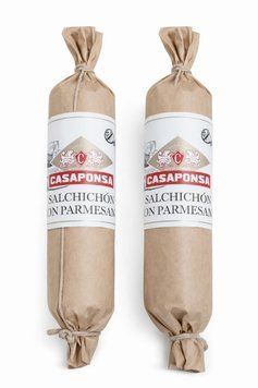 Ковбаса сиров'ялена з пармезаном Casaponsa Salchichon con Parmesano +- 200 г НФ-00004316 фото
