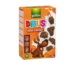 Печиво Gullon Hookies Mini Cacao 250 гр собачки НФ-00000372 фото
