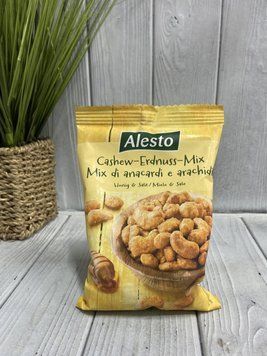Мікс кешью та арахісу з медом та сіллю Alesto 200 г НФ-00000756 фото
