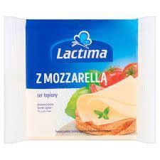 Сир тостовий Lactima Sliced з моцарелою 130 гр НФ-00007069 фото