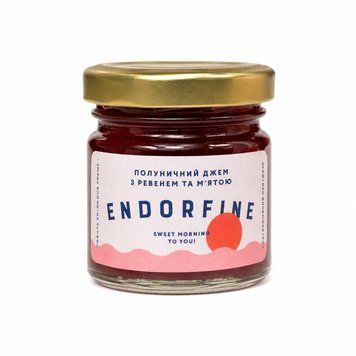 Соус до сиру полуничний з ревенем та м'ятою Endorfine 44 г НФ-00016318 фото