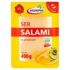 Сирна нарізка Ser Salami Mlekpol 400 гр НФ-00001646 фото