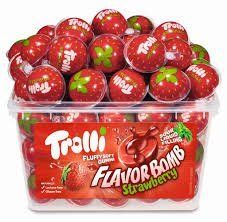 Желейки Trolli Flavor Bomb Strawbery (60 шт) 1128 гр НФ-00013794 фото
