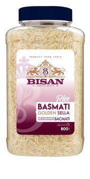 Рис довгозернистий Bisan Golden Sella 800 гр НФ-00009128 фото