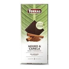Шоколад Torras Stevia з корицею зі стевією без цукру 125 гр код 43 НФ-00009996 фото