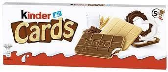 Печиво Cards Kinder 128 гр НФ-00000648 фото