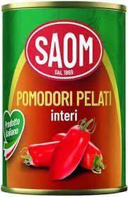 Помідори консервовані Saom Pomodori Pelati 400 гр жб НФ-00012809 фото