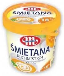 Сметана 18% Mlekovita 1 кг НФ-00004032 фото
