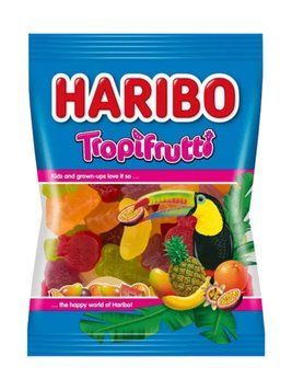 Желейні цукерки Haribo Tropifrutti 90 гр тропічні фрукти НФ-00008627 фото