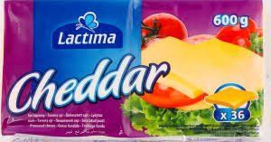 Сир плавлений чедр Cheddar Lactima 600 гр НФ-00004329 фото