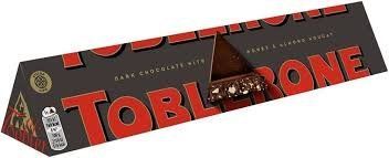 Шоколад чорний Toblerone з горіхом 100 гр НФ-00009475 фото
