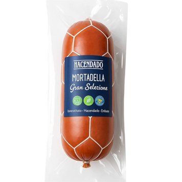 Ковбаса Mortadella Hacendado Gran Selezione 500 гр НФ-00008501 фото