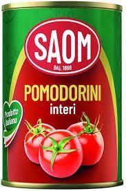 Консервовані помідори чері Saom 400 гр жб НФ-00012814 фото