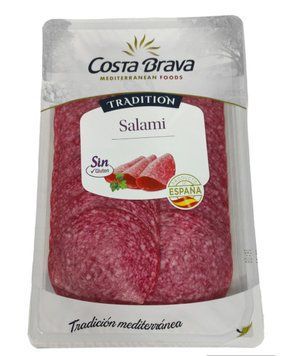 Ковбаса Costa Brava Salami нарізкою 100 гр НФ-00008699 фото