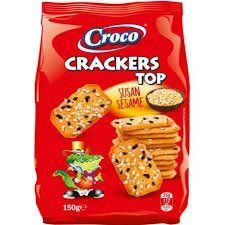 Крекер з кунжутом Croco Crackers 150 гр НФ-00014837 фото