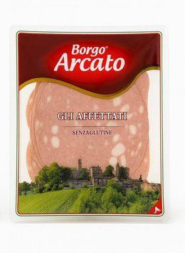 Нарізка ковбаси Borgo Arcato Mortadella 50 гр НФ-00014632 фото