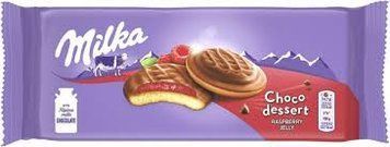 Печиво Milka Chocco Dessert Raspberry з джемом 147 гр НФ-00011213 фото