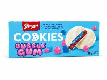 Печиво Bergen Cookies Bubble Gum 128 g НФ-00016001 фото