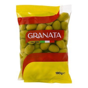 Оливки Granata гігантські без кісточкок в пакеті 500 гр НФ-00013815 фото