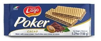 Вафлі Lago Poker Cacao 150 гр НФ-00014295 фото
