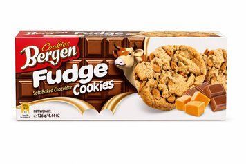 Печиво Bergen Brownie cookies with Fudge 126 g НФ-00015992 фото