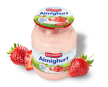 Йогурт Almighurt Ehrmann полуниця 500 гр НФ-00005677 фото