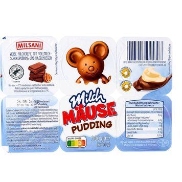 Молочний десерт Milch-M&auml;use Pudding - Milsani - 300g НФ-00002825 фото
